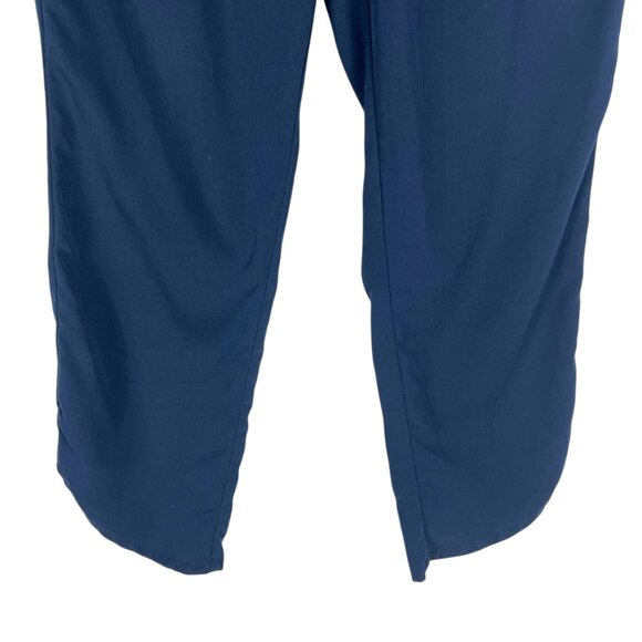 Marine Layer Re-Spun Women's Allison Dolphin Hem Cropped Pants in Navy Size S - Picture 5 of 11